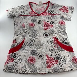 Uniform Advantage Floral Scrub Top